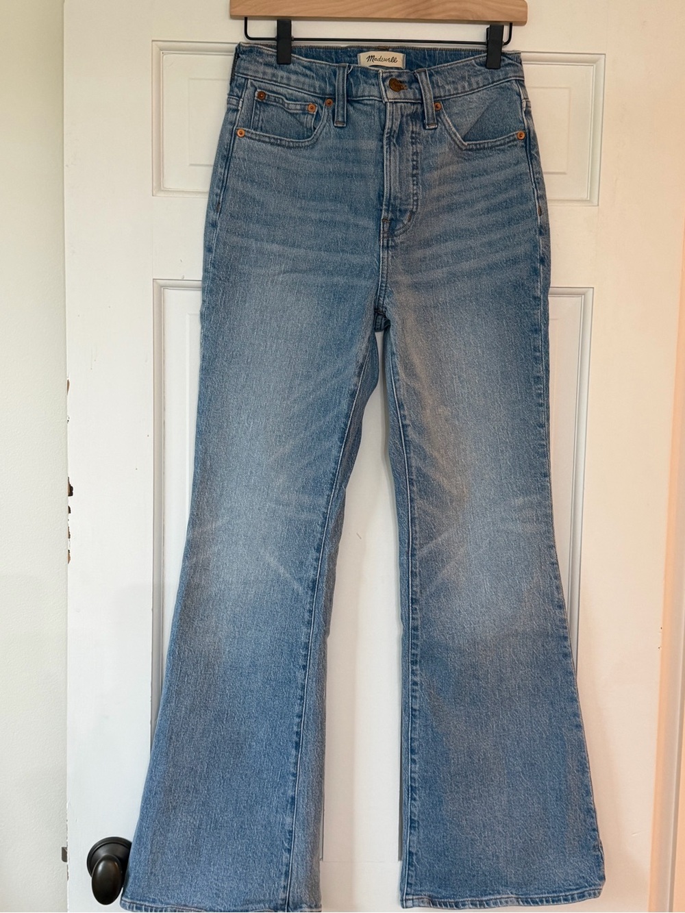 Madewell The Perfect Vintage Flare Light Jeans - High Rise Wide Leg